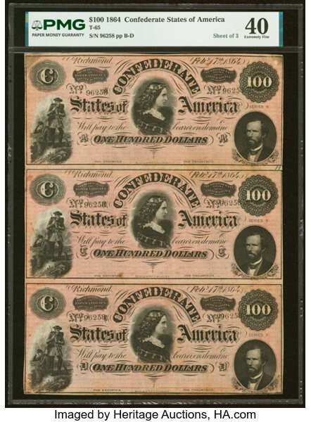 1864 $100  (Fr. T65) thumbnail 2