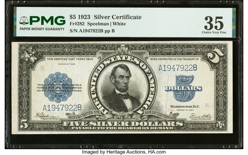 1923 $5  (Fr. 282) thumbnail 8
