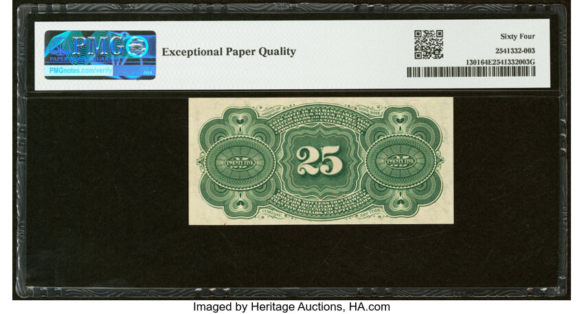  25c Bust of George Washington (Fr. 1301) thumbnail 15