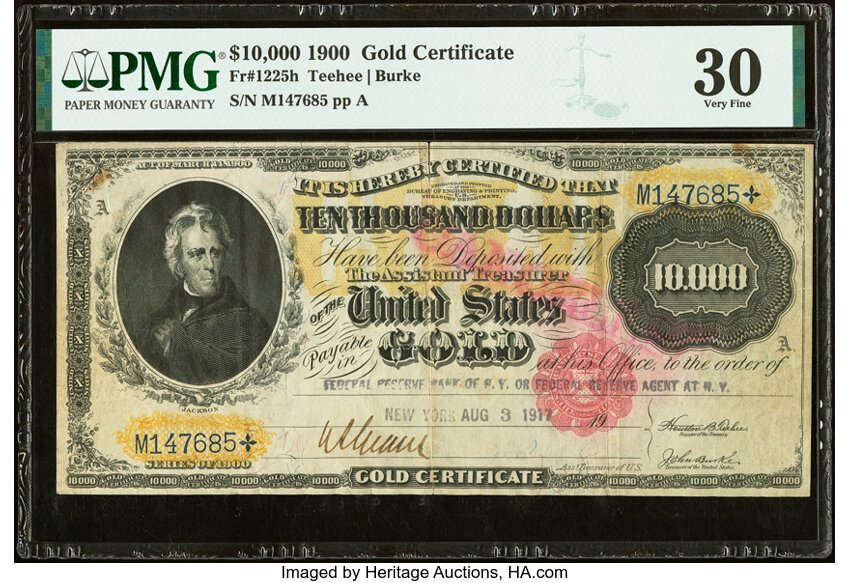 1900 $10,000  (Fr. 1225h) thumbnail 4