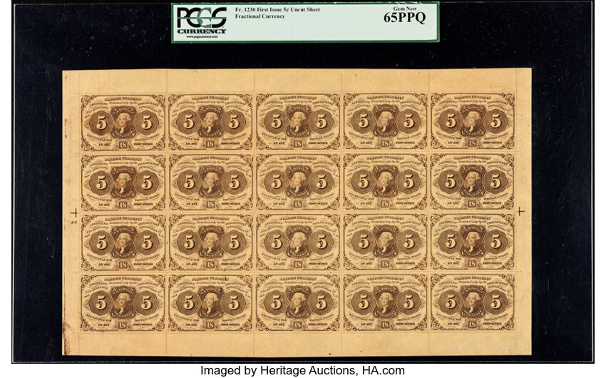  5c Jefferson Postage Stamp Obverse (Fr. 1230) thumbnail 6