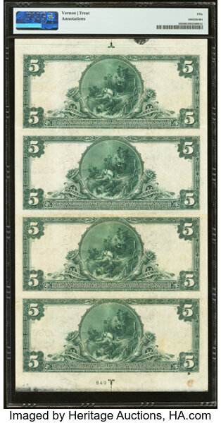 1902 $5  3rd Charter Period, 1st Issue, Red Seal (Fr. 589) thumbnail 12