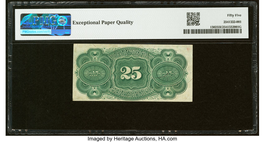  25c Bust of George Washington (Fr. 1302) thumbnail 8