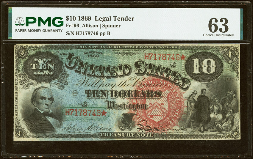 1869 $10  (Fr. 96) thumbnail 8