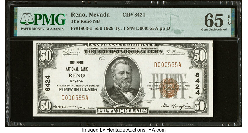 1929 $50  Type 1 (Fr. 1803-1) thumbnail 8