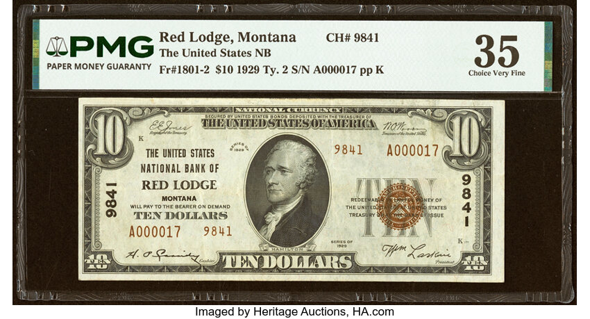 1929 $10  Type 2 (Fr. 1801-2) thumbnail 10