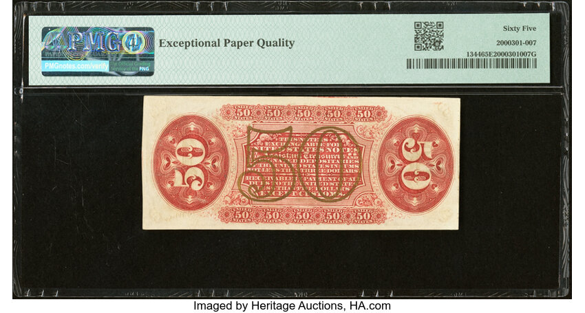  50c Seated Figure of Justice (Fr. 1344) thumbnail 5