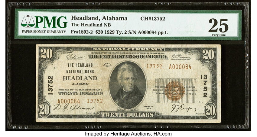 1929 $20  Type 2 (Fr. 1802-2) thumbnail 15