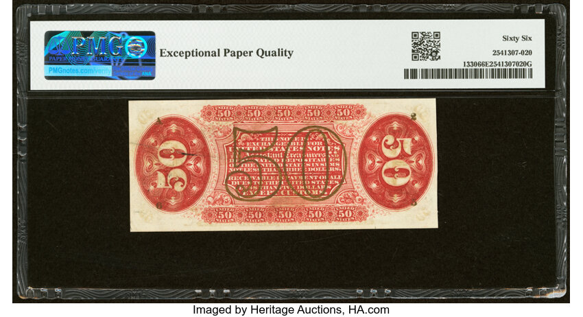  50c Head of General Spinner (Fr. 1330) thumbnail 4