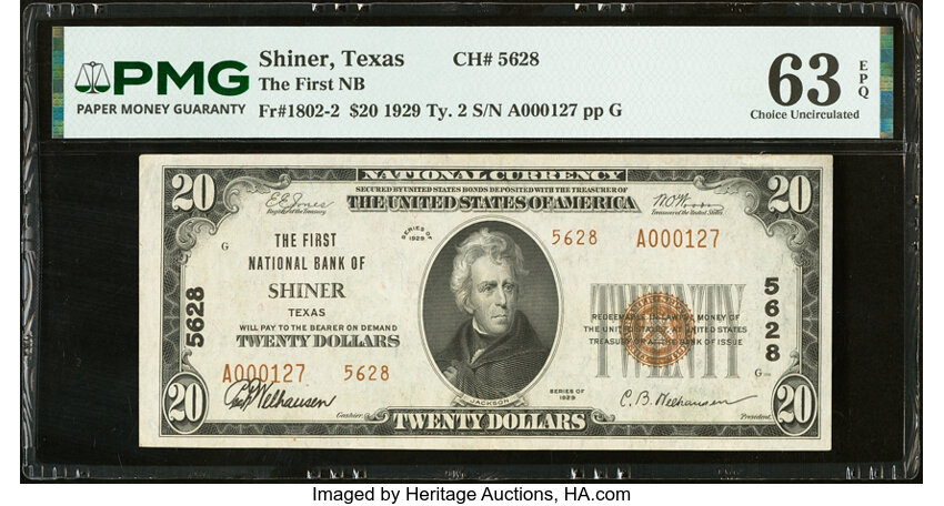 1929 $20  Type 2 (Fr. 1802-2) thumbnail 13