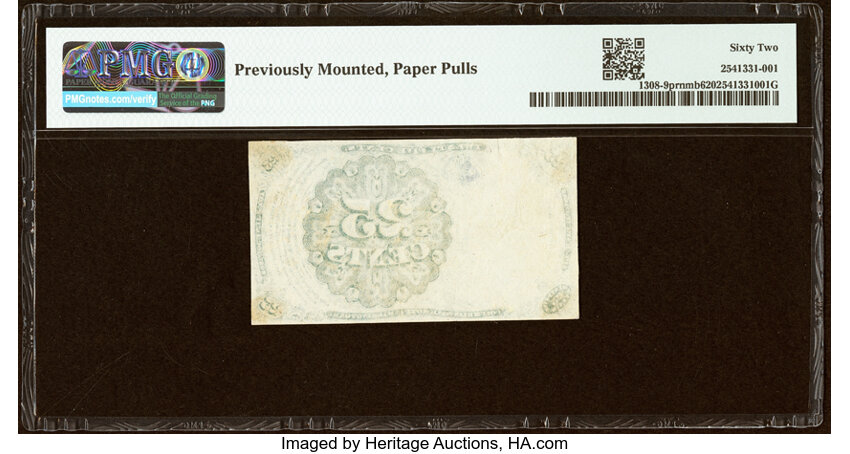  25c Bust of Robert Walker (Fr. 1308) thumbnail 15