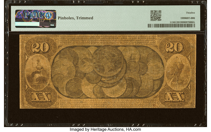 1874 $20  San Jose (Fr. 1156) thumbnail 3