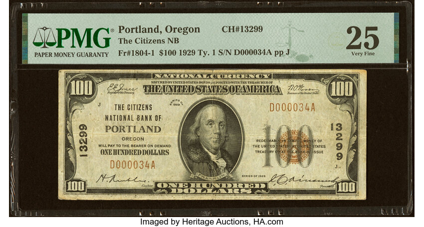 1929 $100  Type 1 (Fr. 1804-1) thumbnail 6