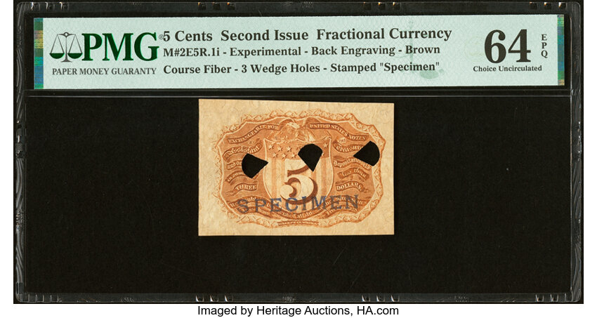  5c Jefferson Postage Stamp Obverse (Fr. 1231) thumbnail 6