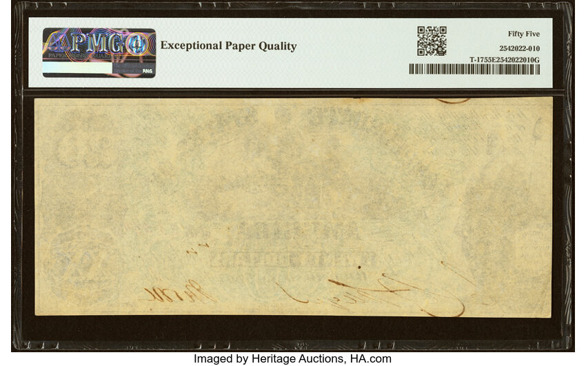 1861 $20  September 2, 1861 (Fr. T17) thumbnail 8