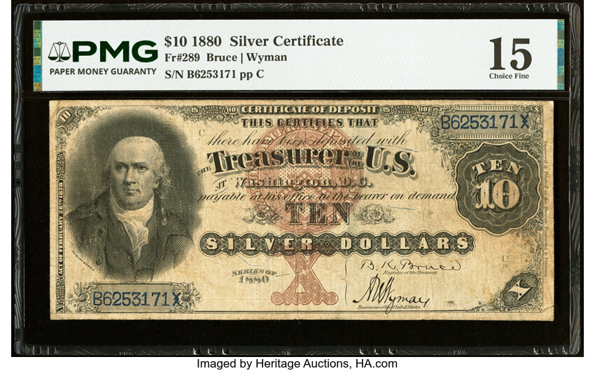 1880 $10  (Fr. 289) thumbnail 4