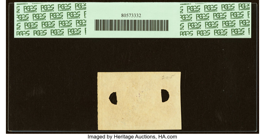 5c Head of George Washington in Bronze Oval Frame (Fr. 1232) CU67 thumbnail 18
