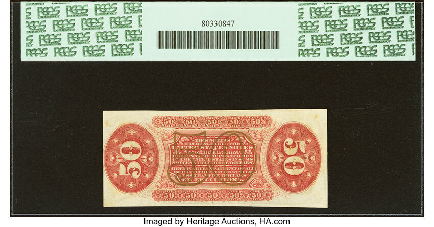  50c Seated Figure of Justice (Fr. 1344) thumbnail 6