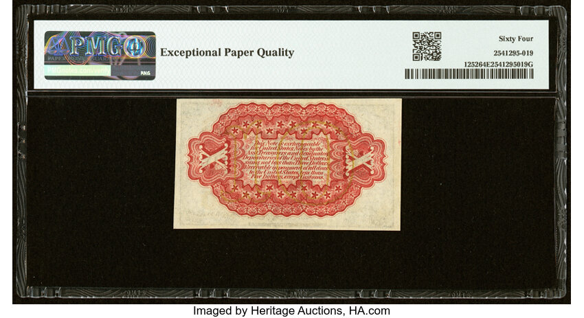  10c Head of George Washington (Fr. 1252) thumbnail 13