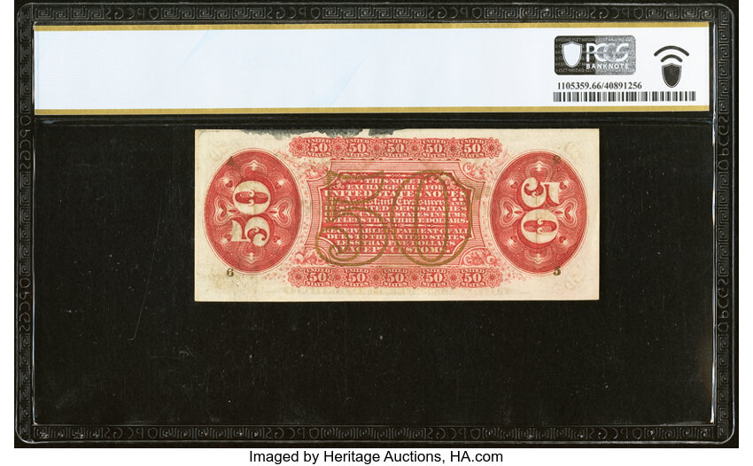  50c Head of General Spinner (Fr. 1327) thumbnail 8