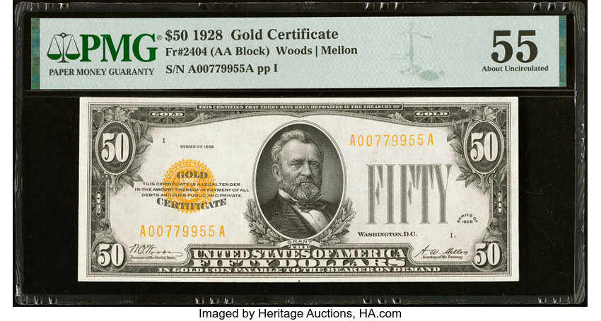 1928 $50  (Fr. 2404) thumbnail 5