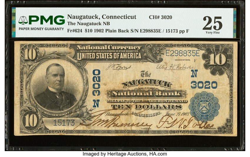 1902 $10  3rd Charter Period, 3rd Issue, Plain Back (Fr. 624) thumbnail 12