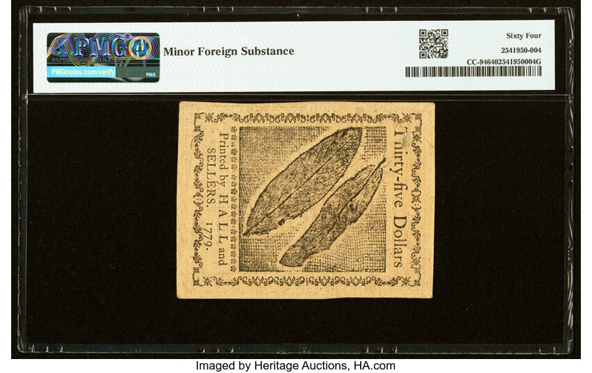 Jan 14, 1779 $35  Continental Congress (Fr. CC94) thumbnail 7