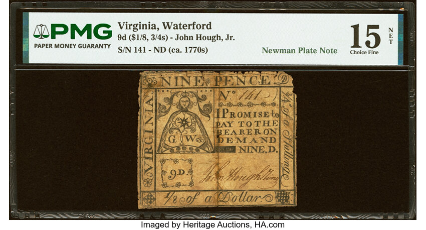 May 7, 1781 $2,000  Virginia (Fr. VA225) thumbnail 19