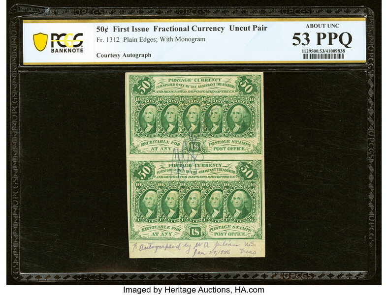  50c Five Stamps Obverse (Fr. 1312) thumbnail 2