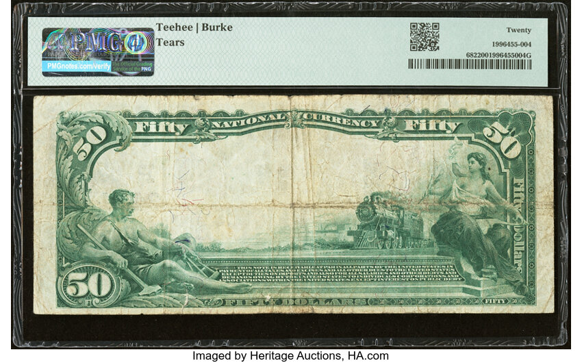 1902 $50  3rd Charter Period, 3rd Issue, Plain Back (Fr. 682) thumbnail 6