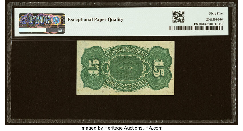  15c Bust of Columbia (Fr. 1271) thumbnail 15