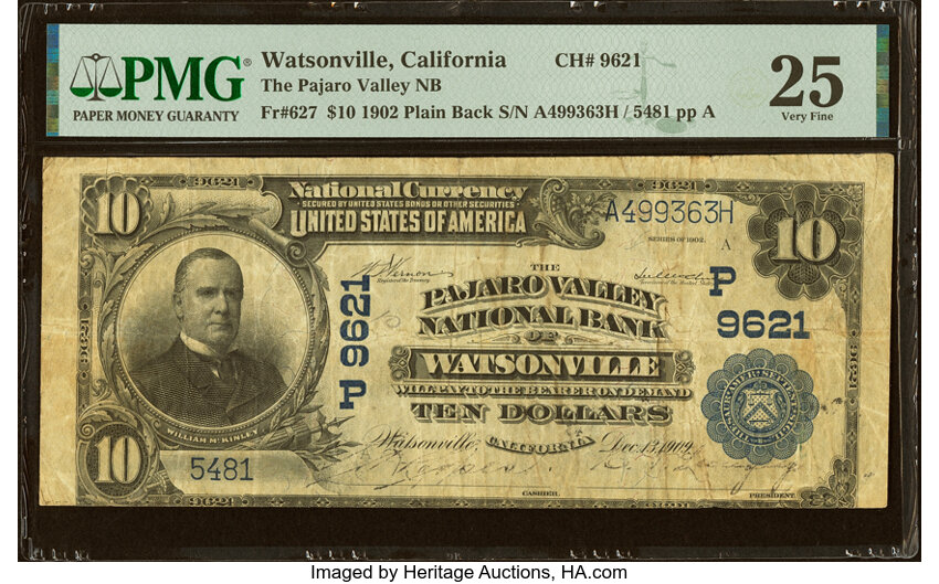 1902 $10  3rd Charter Period, 3rd Issue, Plain Back (Fr. 627) thumbnail 16