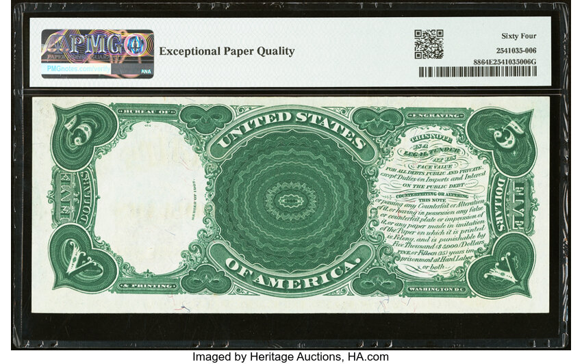 1907 $5  (Fr. 88) thumbnail 20