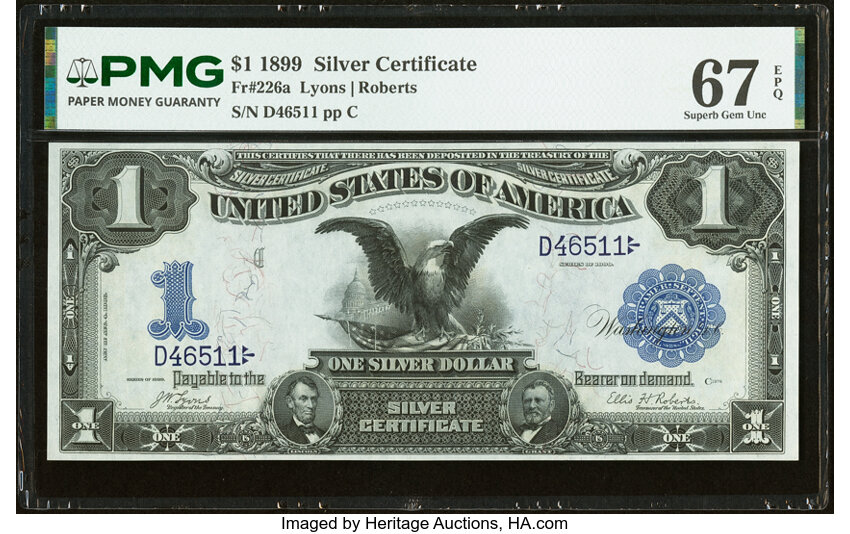 1899 $1  (Fr. 226a) thumbnail 4