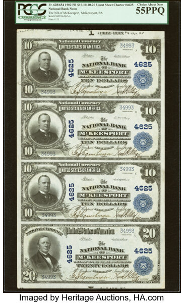 1902 $10  3rd Charter Period, 3rd Issue, Plain Back (Fr. 628) thumbnail 6