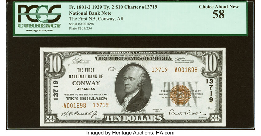 1929 $10  Type 2 (Fr. 1801-2) thumbnail 11