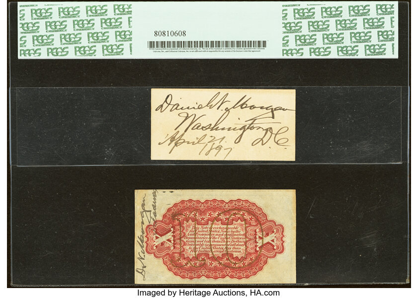  10c Head of George Washington (Fr. 1254) thumbnail 7