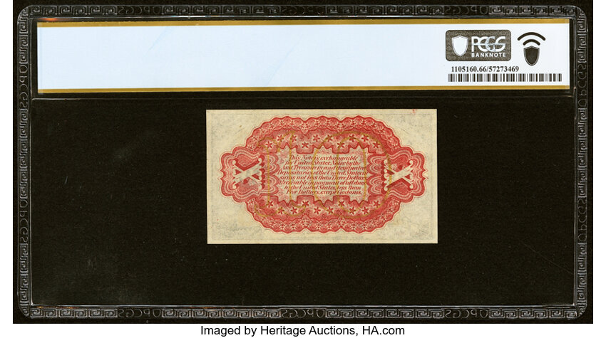  10c Head of George Washington (Fr. 1252) thumbnail 12