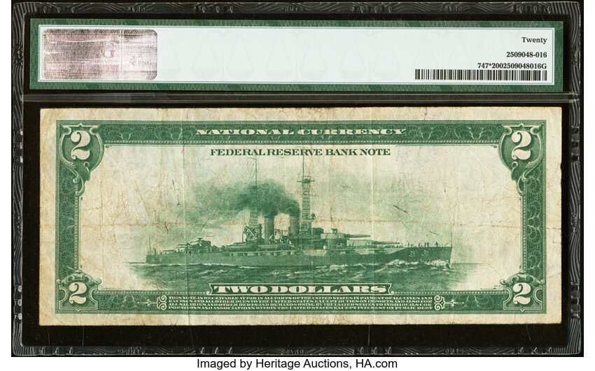 1918 $2  Boston, Star Replacement (Fr. 747*) thumbnail 3