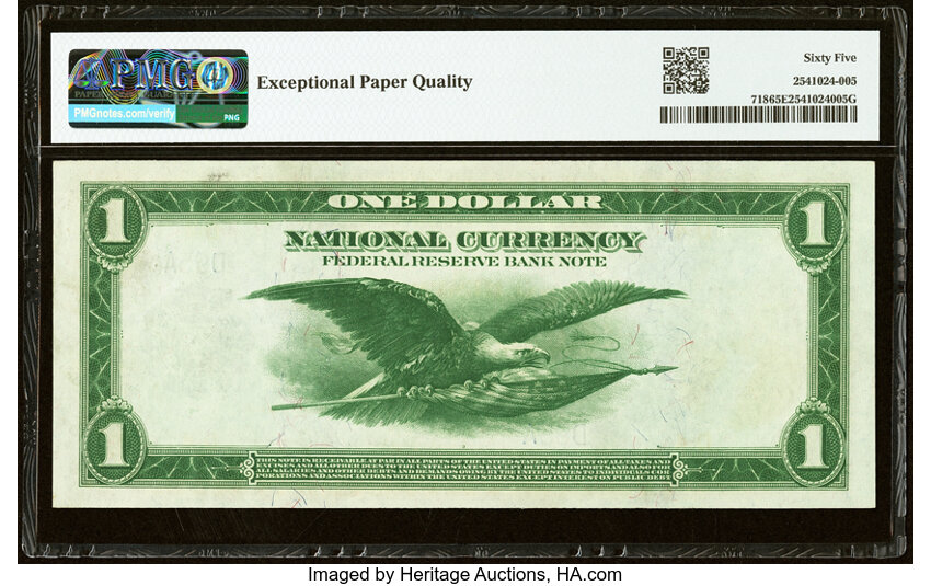 1918 $1  Cleveland (Fr. 718) thumbnail 14