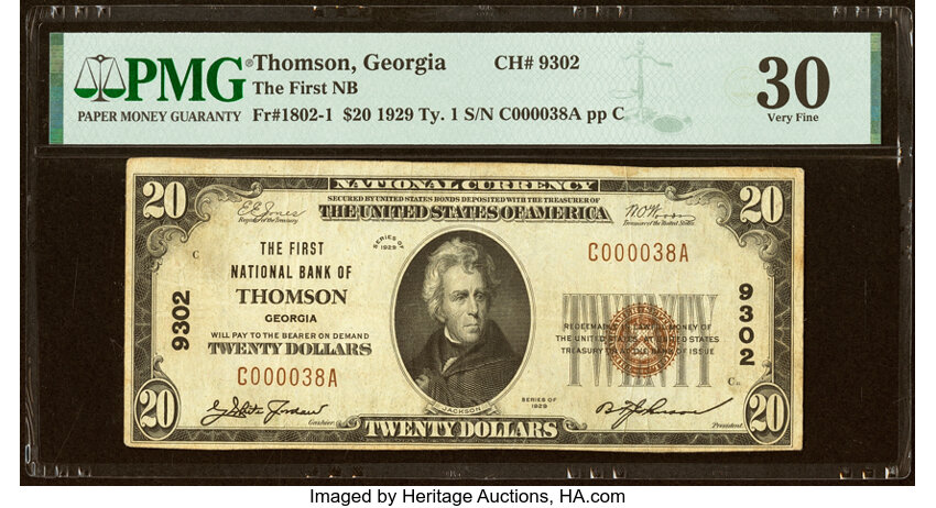 1929 $20  Type 1 (Fr. 1802-1) thumbnail 19