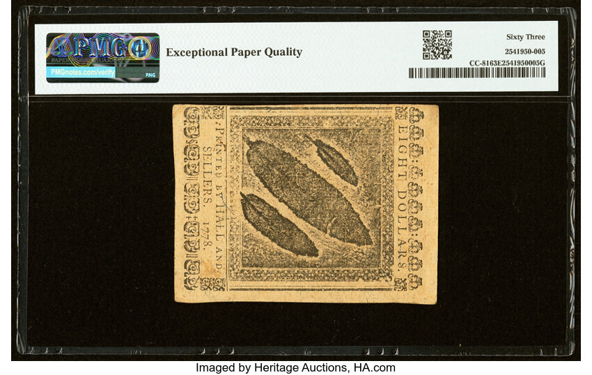 Sep 26, 1778 $8  Continental Congress (Fr. CC81) thumbnail 10
