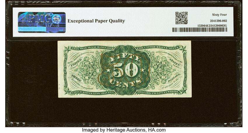  50c Head of General Spinner (Fr. 1339) thumbnail 9
