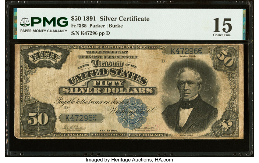 1891 $50  (Fr. 335) thumbnail 5