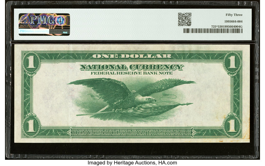 1918 $1  Atlanta, Star Replacement (Fr. 725*) thumbnail 2