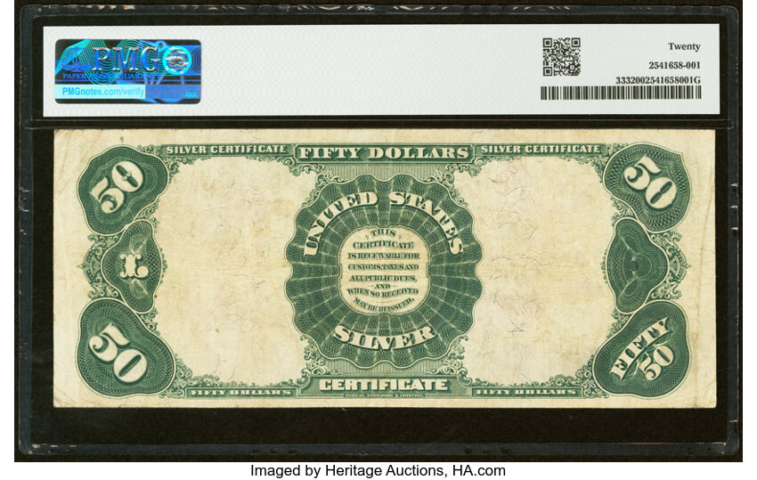 1891 $50  (Fr. 333) thumbnail 3