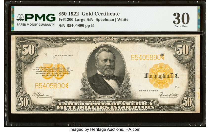 1922 $50  (Fr. 1200) thumbnail 7