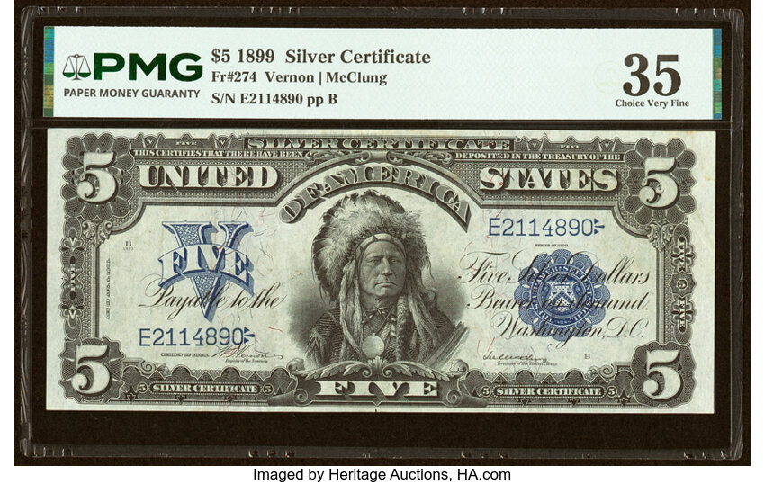 1899 $5  (Fr. 274) thumbnail 5