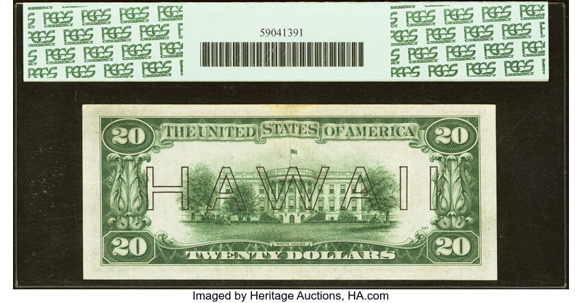 1934 $20  Hawaiian, Star Replacement (Fr. 2304*) thumbnail 5