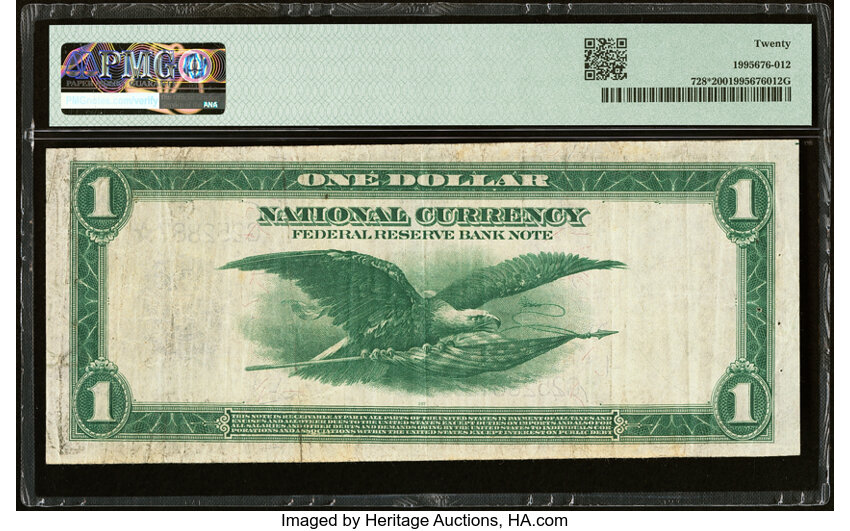 1918 $1  Chicago, Star Replacement (Fr. 728*) thumbnail 5